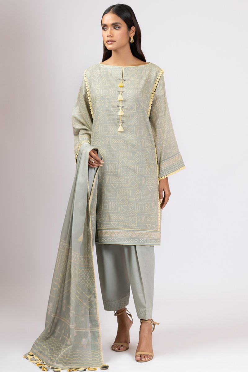 Al Karam Spring Summer`22 SS#36.1 Grey