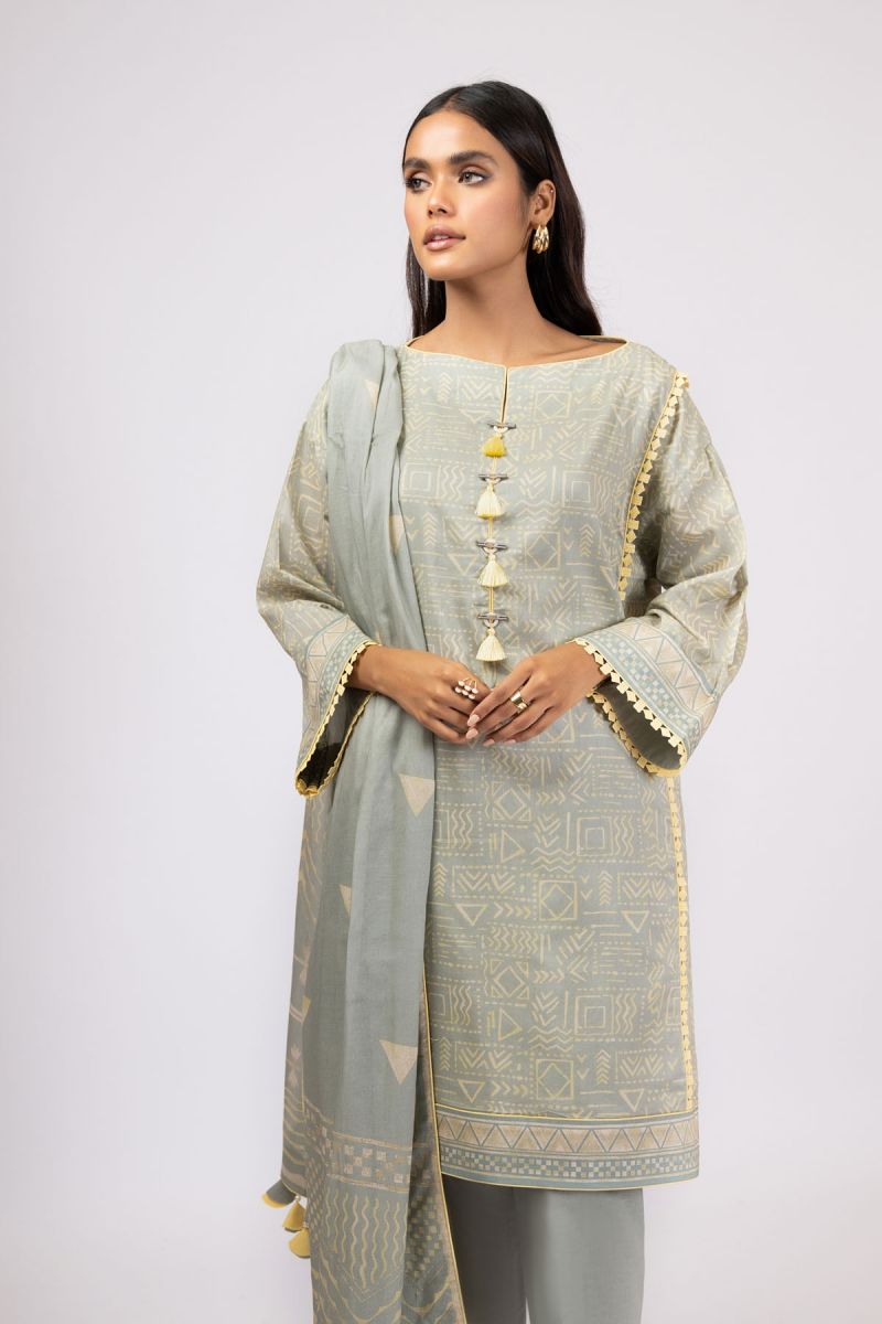 Al Karam Spring Summer`22 SS#36.1 Grey