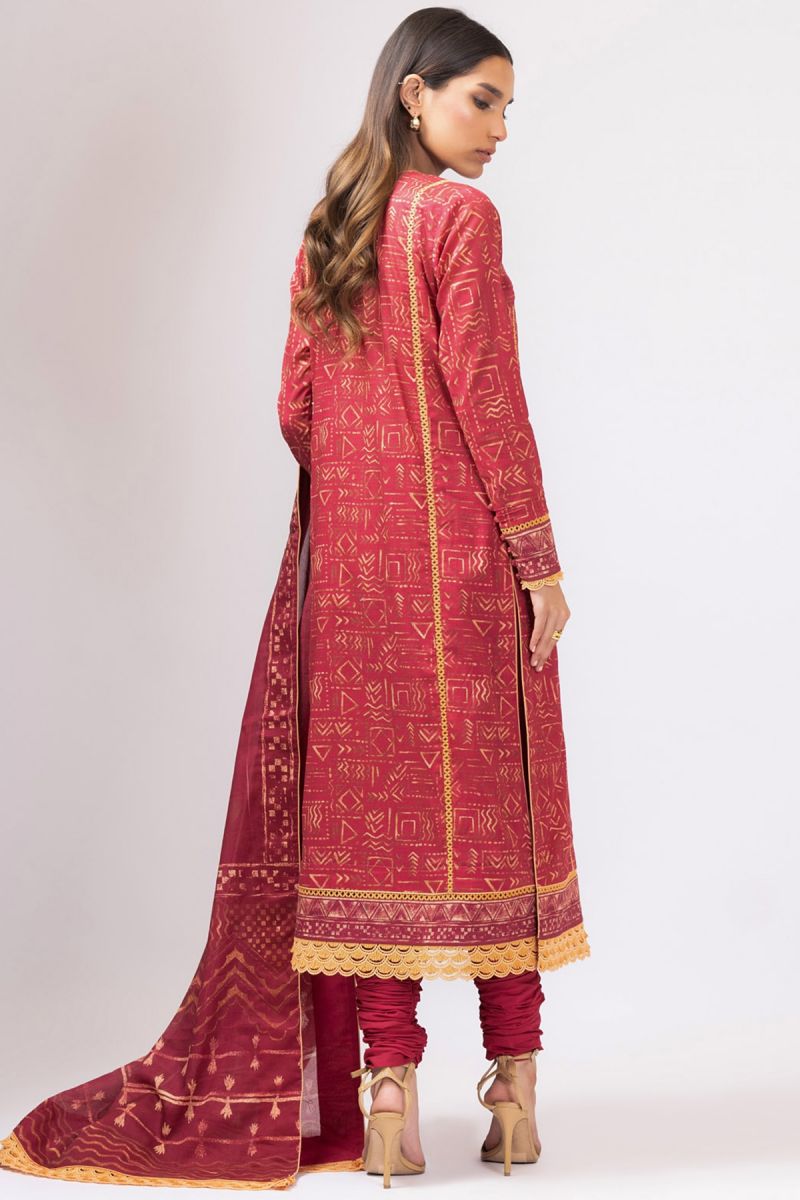Al Karam Spring Summer`22 SS#36.1 Red