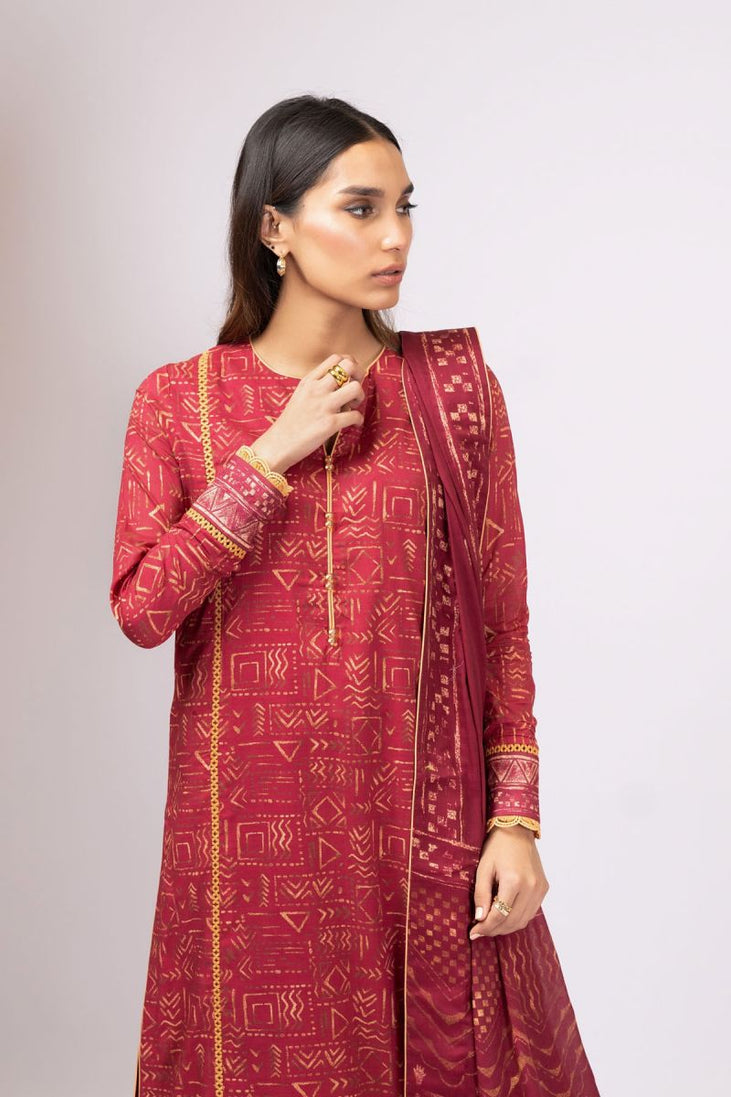 Al Karam Spring Summer`22 SS#36.1 Red