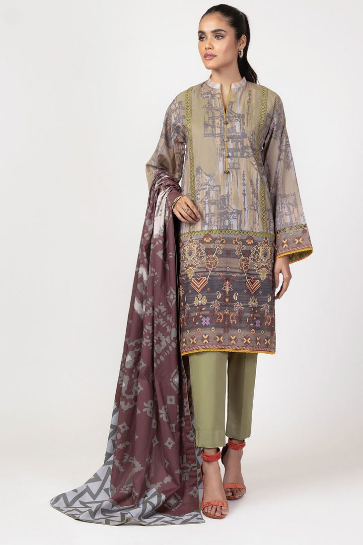 Al-Karam Spring Summer`22 (2 PC) SS#38 Beige