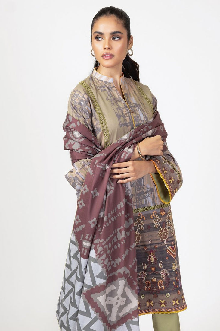 Al-Karam Spring Summer`22 (2 PC) SS#38 Beige