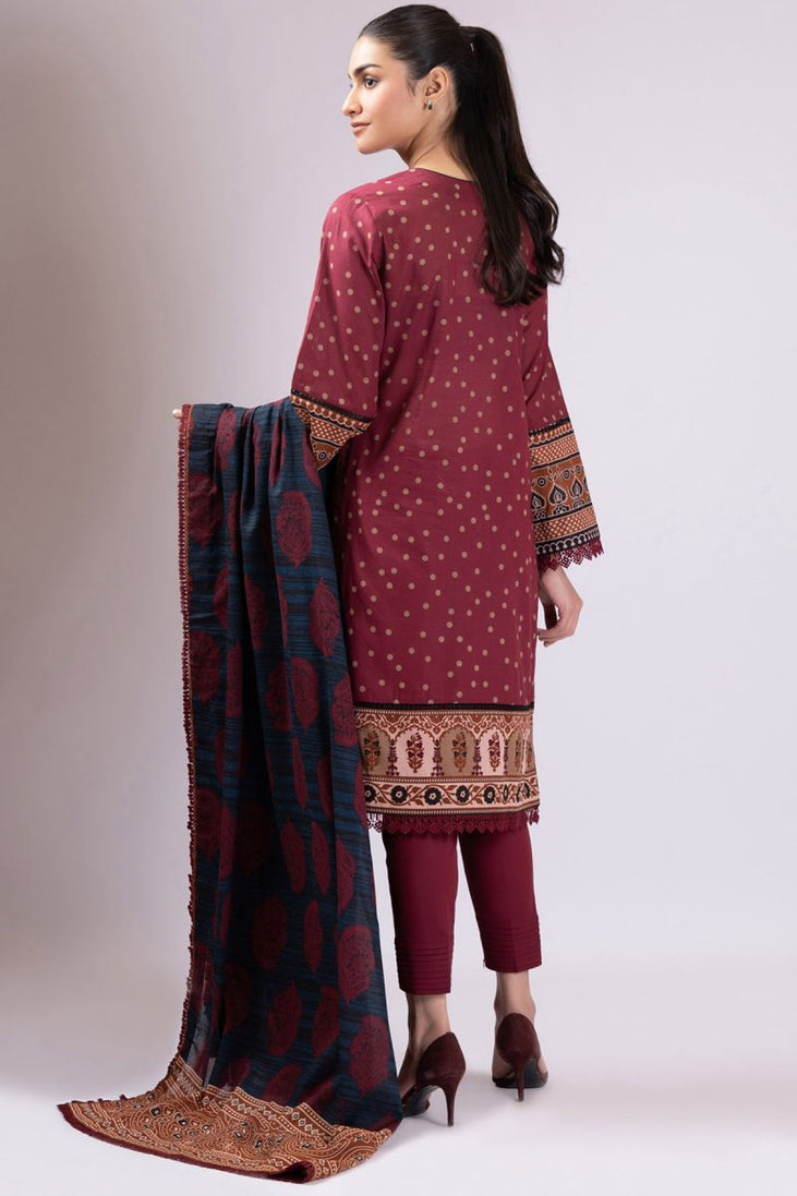 Al Karam Spring Summer`22 SS#39 Maroon