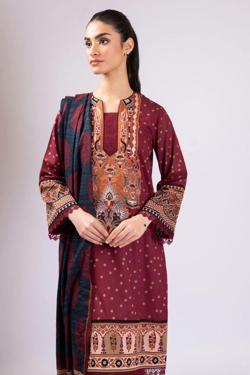 Al Karam Spring Summer`22 SS#39 Maroon