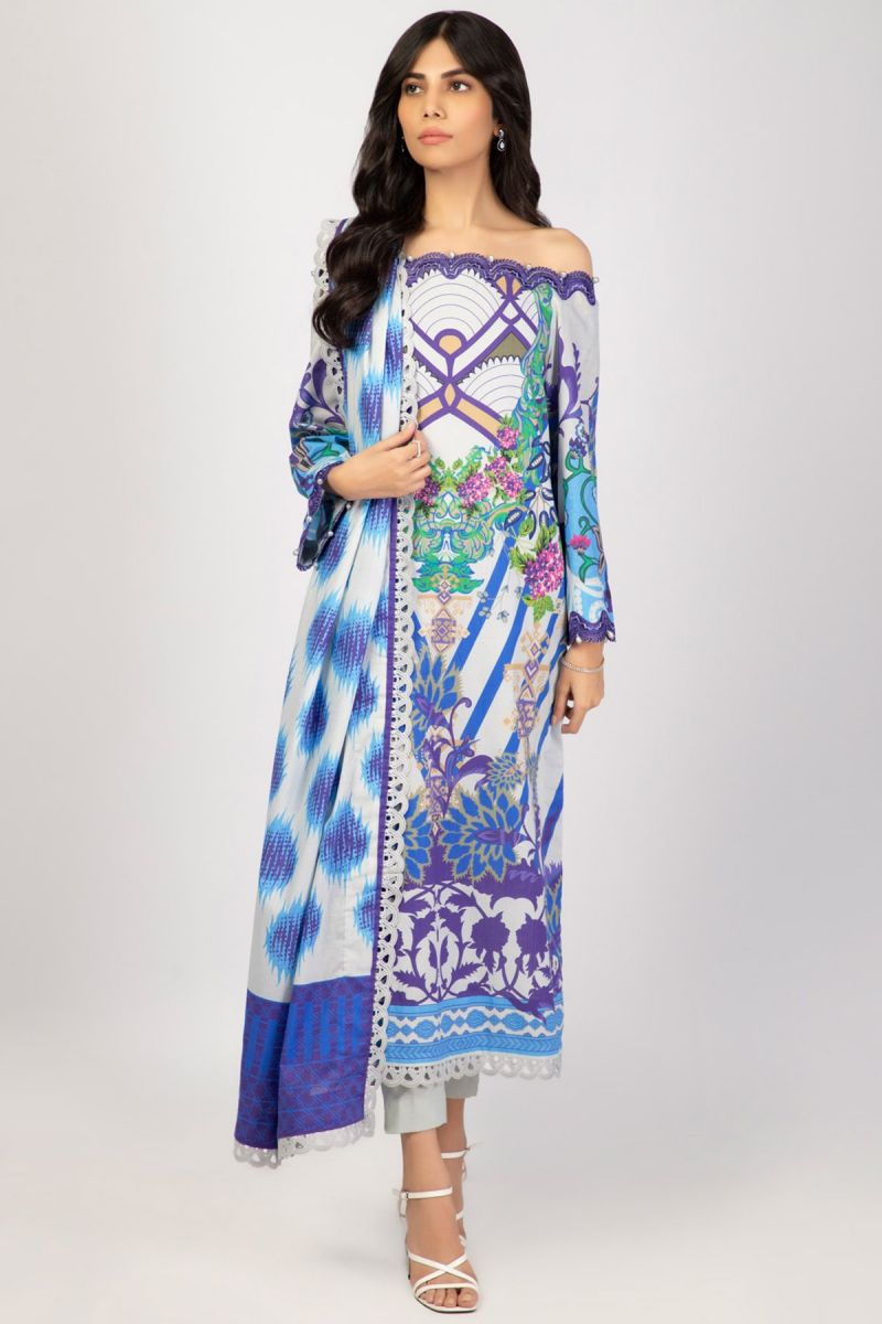 Al Karam Spring Summer`22 SS#40 Blue