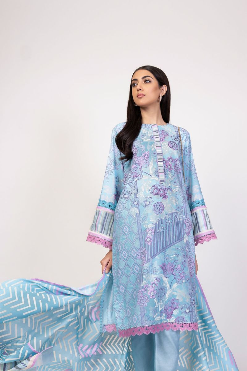 Al Karam Spring Summer`22 SS#40.1 Blue