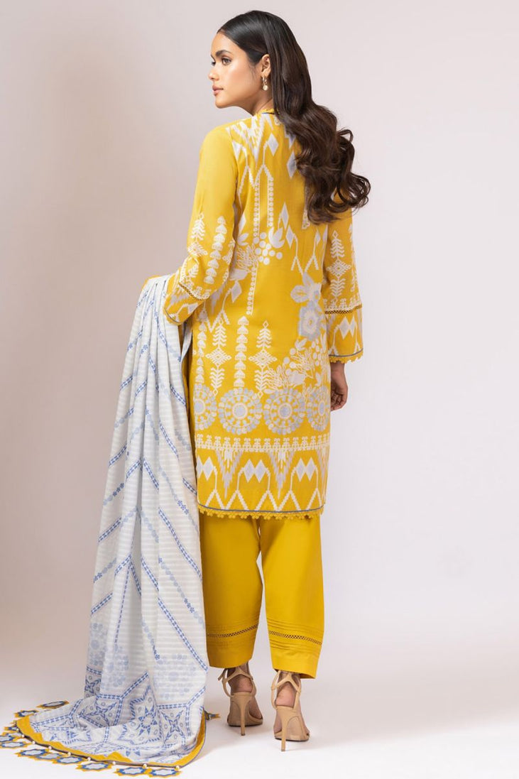 Al Karam Spring Summer`22 SS#41 Yellow
