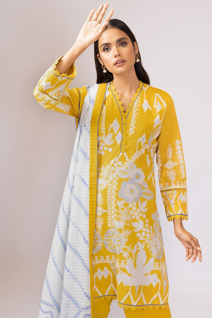 Al Karam Spring Summer`22 SS#41 Yellow