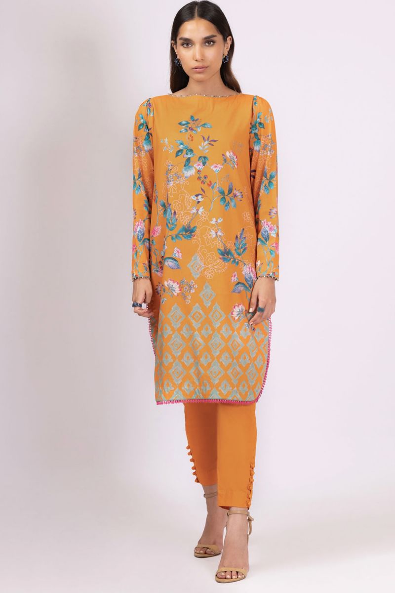 Al Karam Spring Summer`22 SS#41.1 Orange