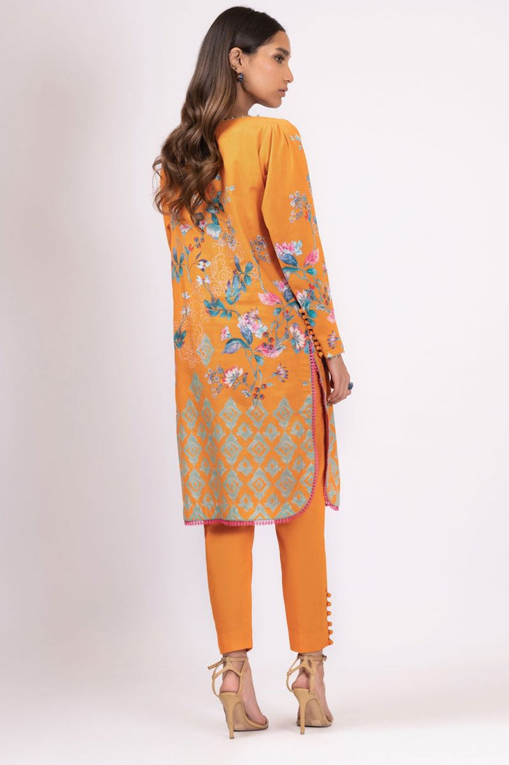Al Karam Spring Summer`22 SS#41.1 Orange
