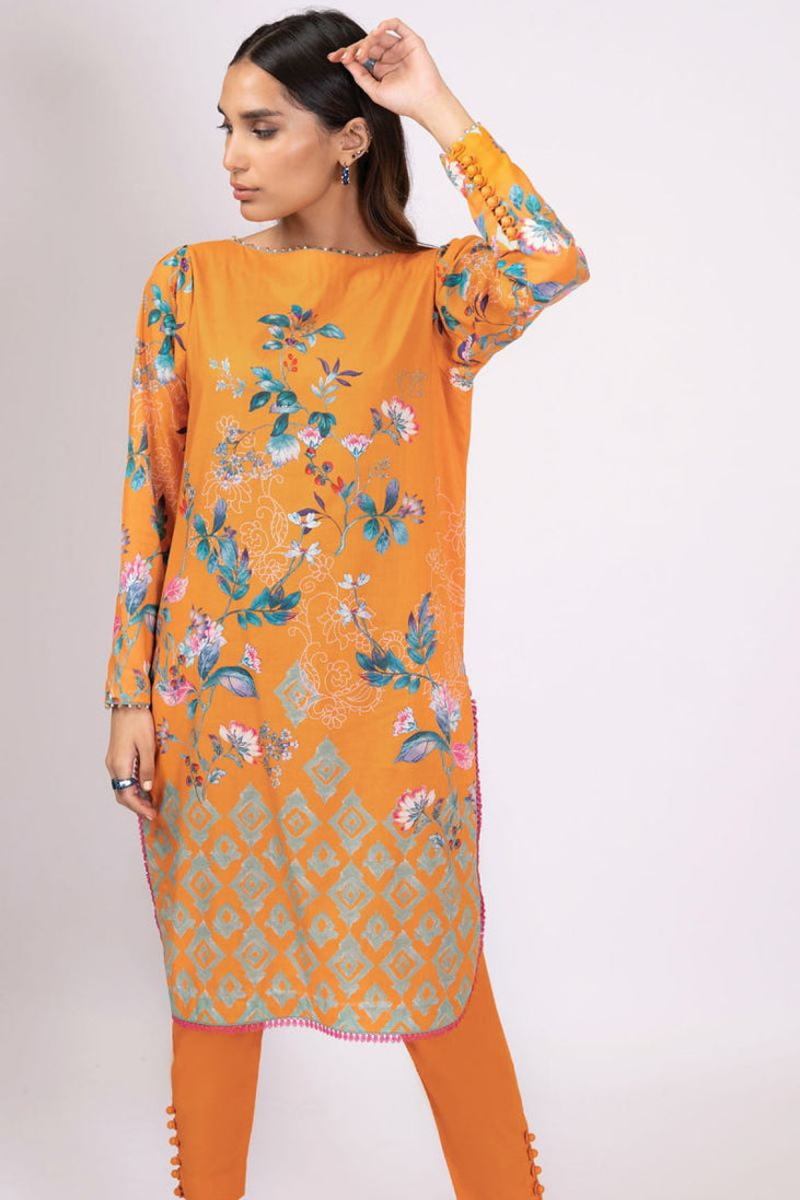 Al Karam Spring Summer`22 SS#41.1 Orange