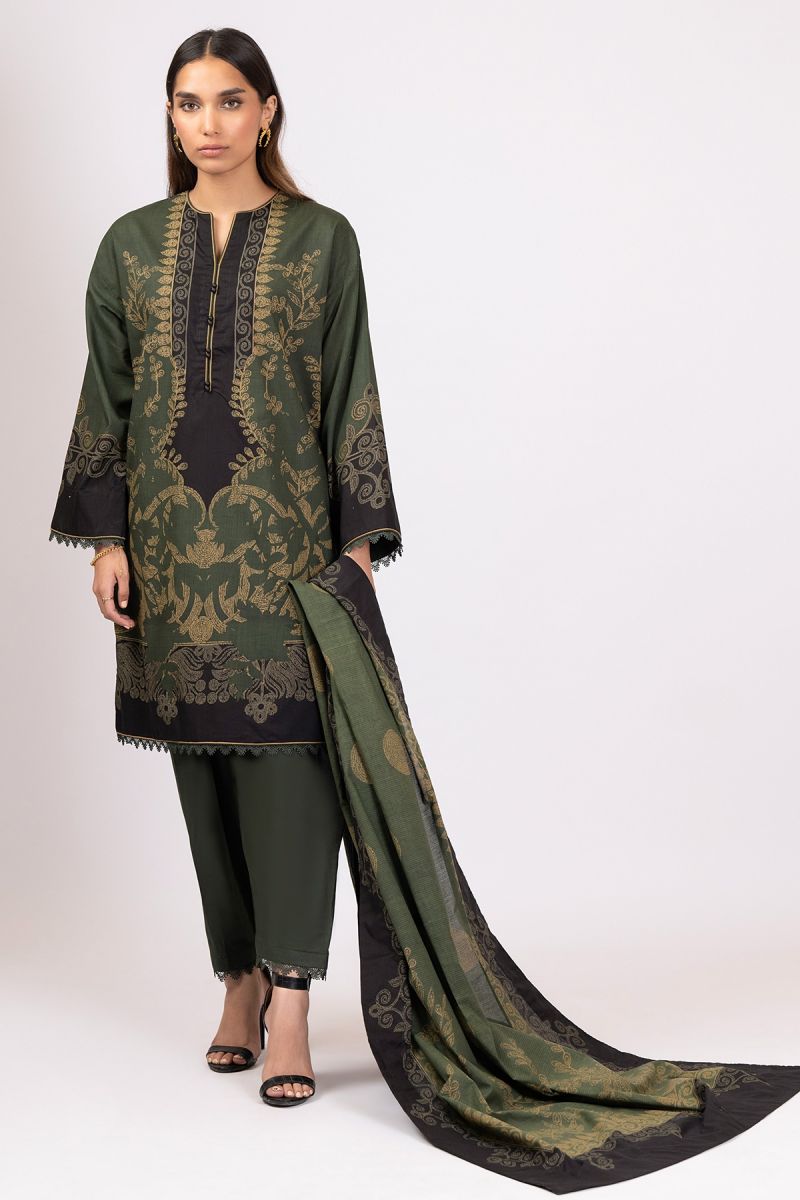 Al Karam Spring Summer`22 SS#42 D Green