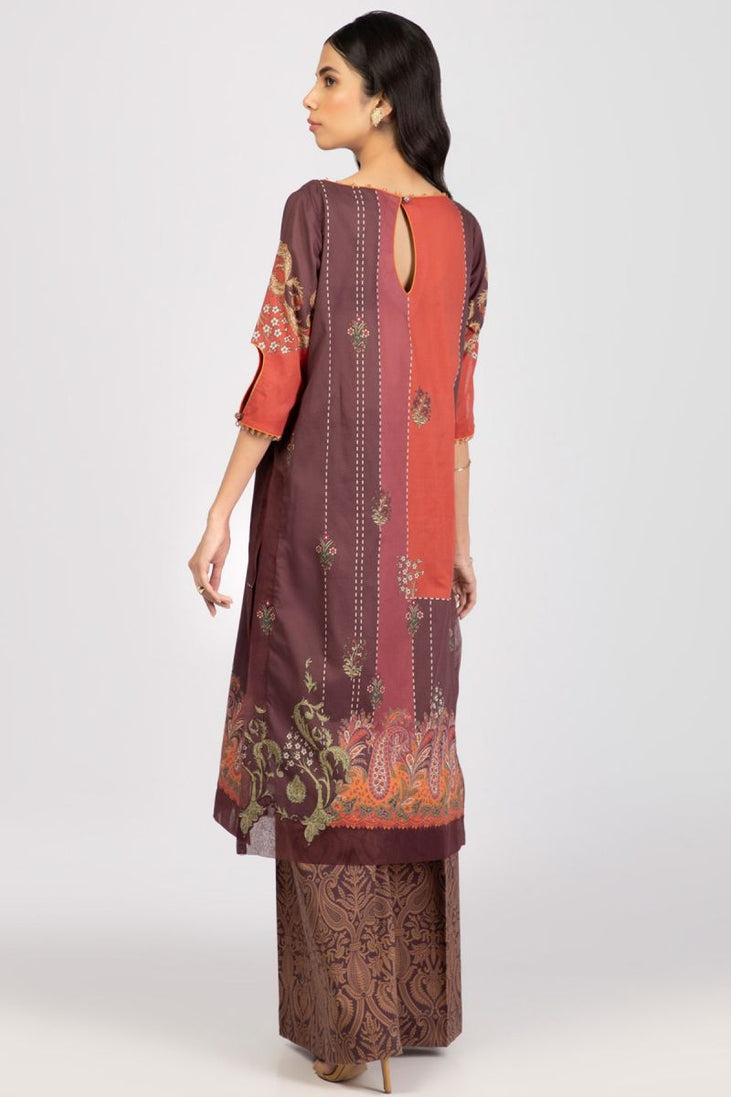 Al Karam Spring Summer`22 SS#42.1 Maroon