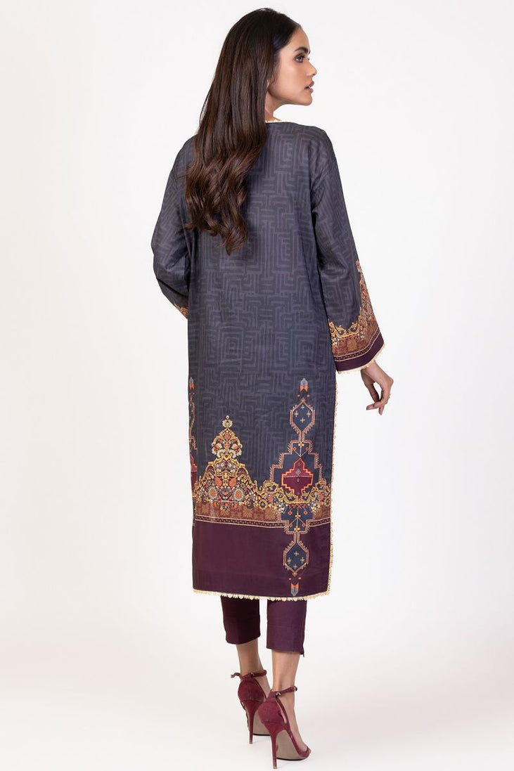 Al Karam Spring Summer`22 SS#43.1 Charcoal