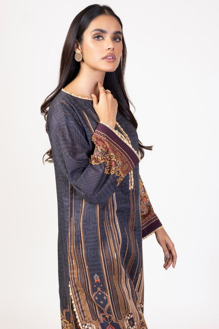 Al Karam Spring Summer`22 SS#43.1 Charcoal