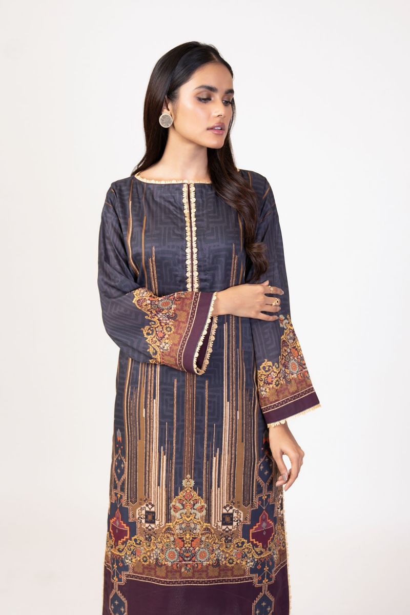 Al Karam Spring Summer`22 SS#43.1 Charcoal