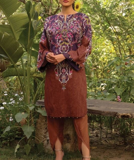 Al-Karam S/S Lawn`22 SS#44 Rust