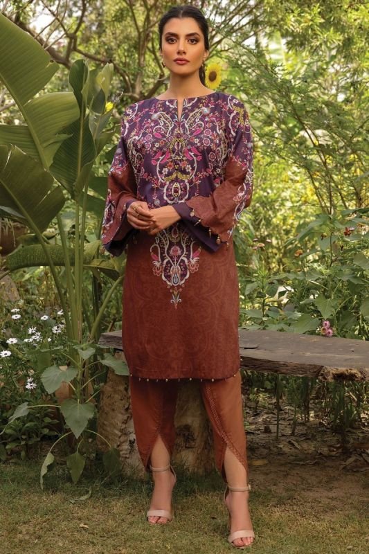 Al-Karam S/S Lawn`22 SS#44 Rust