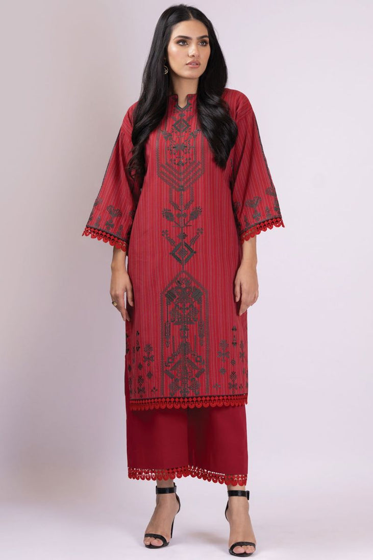 Al-Karam Spring Summer`22 (2 PC) SS#44.1 Red