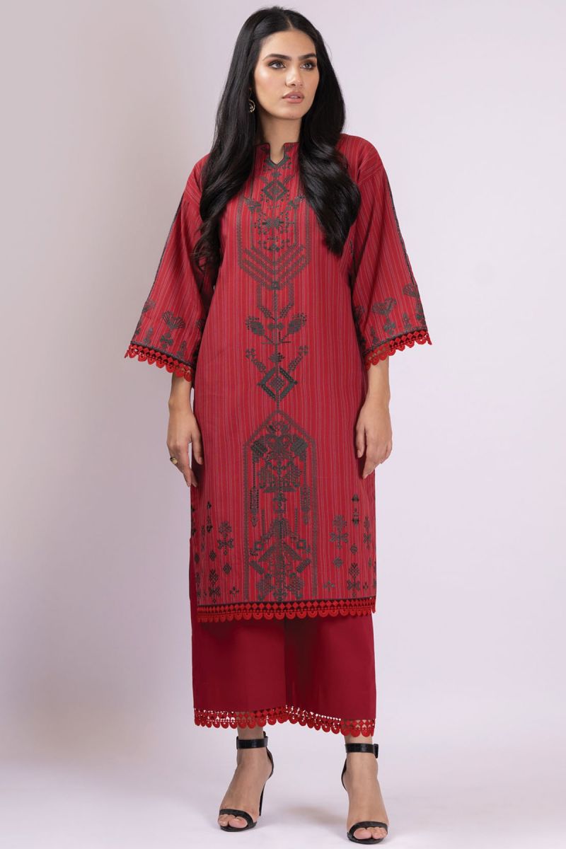 Al-Karam Spring Summer`22 (2 PC) SS#44.1 Red