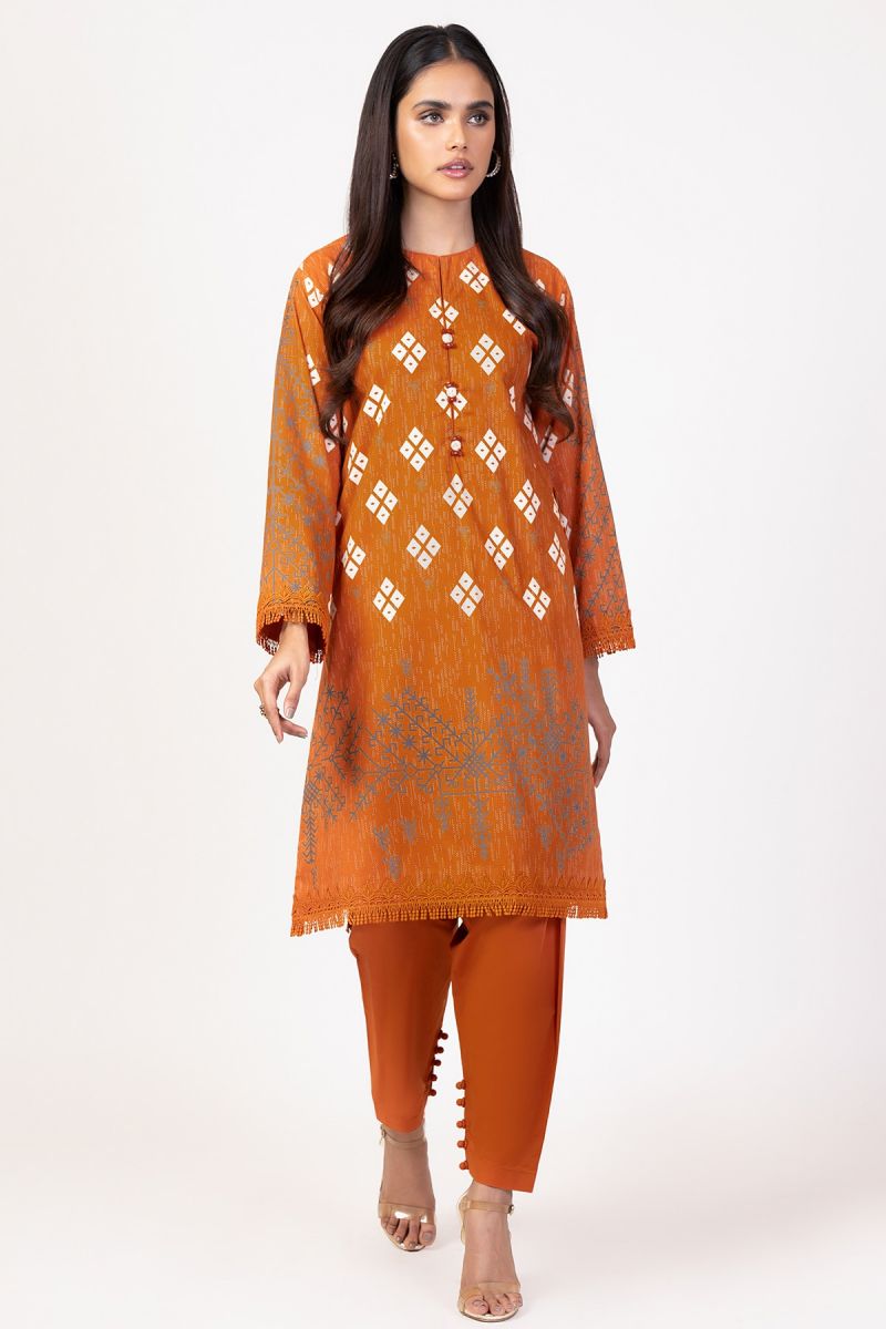 Al Karam Spring Summer`22 SS#45.1 Rust