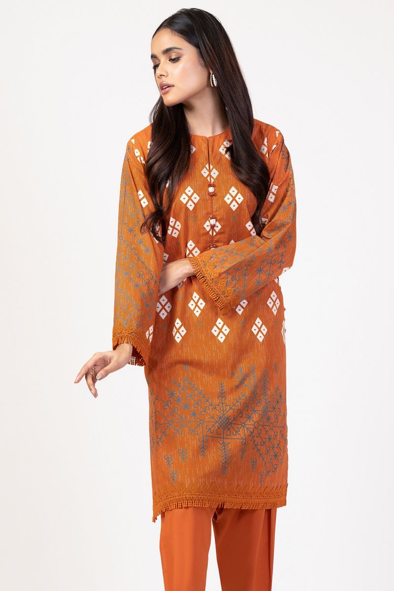 Al Karam Spring Summer`22 SS#45.1 Rust