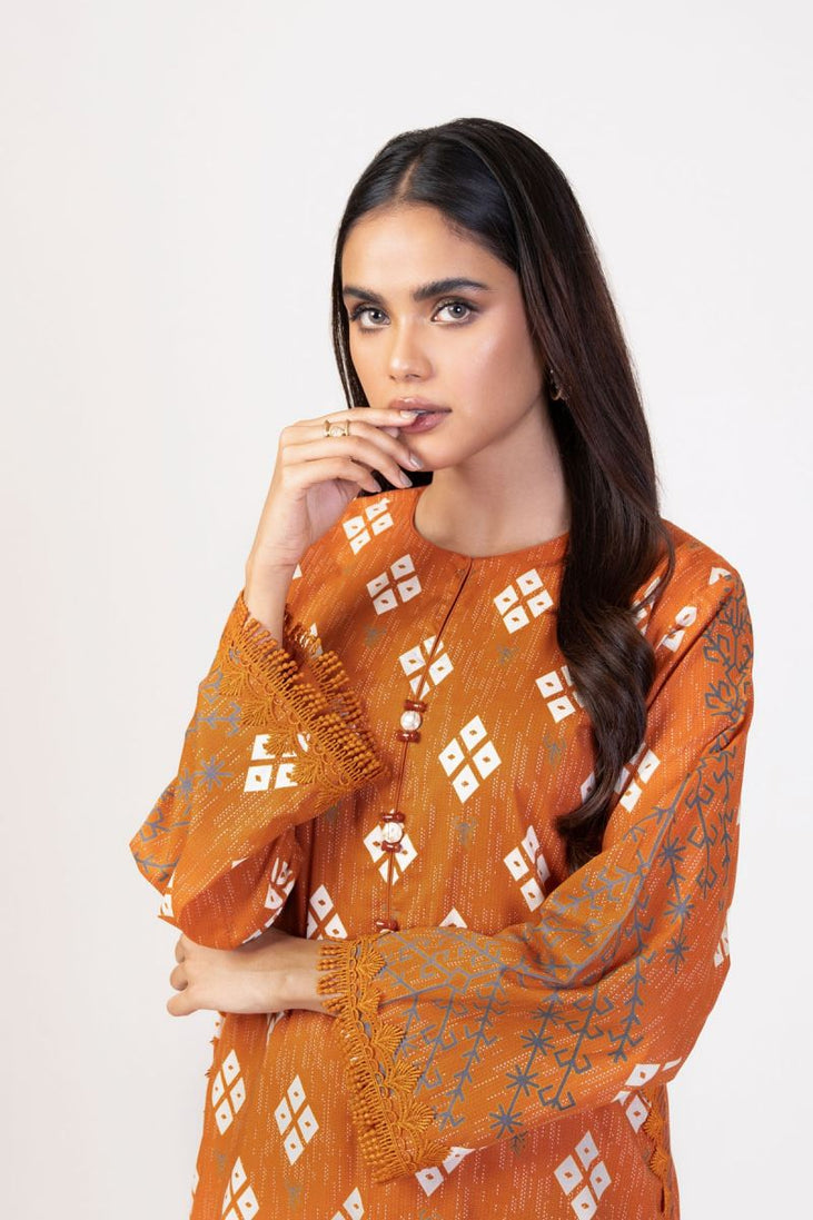 Al Karam Spring Summer`22 SS#45.1 Rust