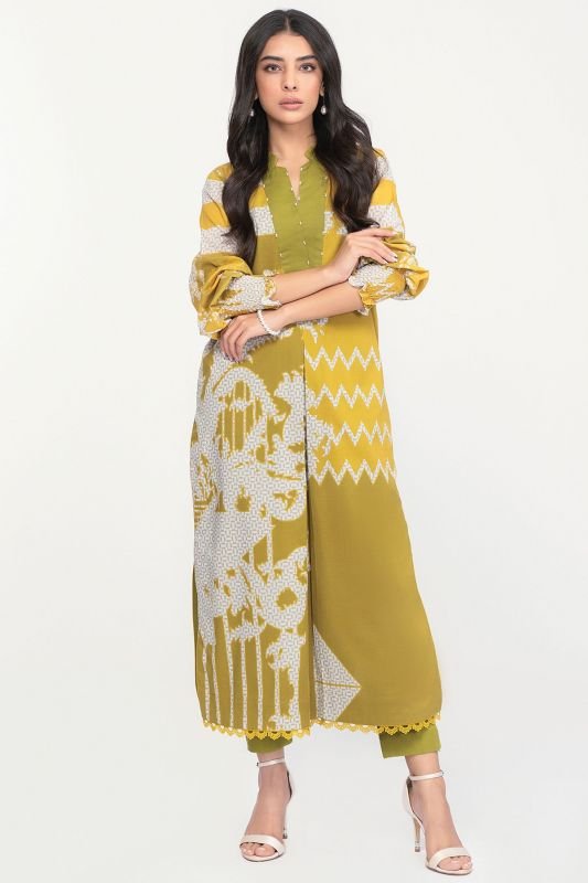 Al-Karam S/S Lawn`22 SS#46 Lime Green