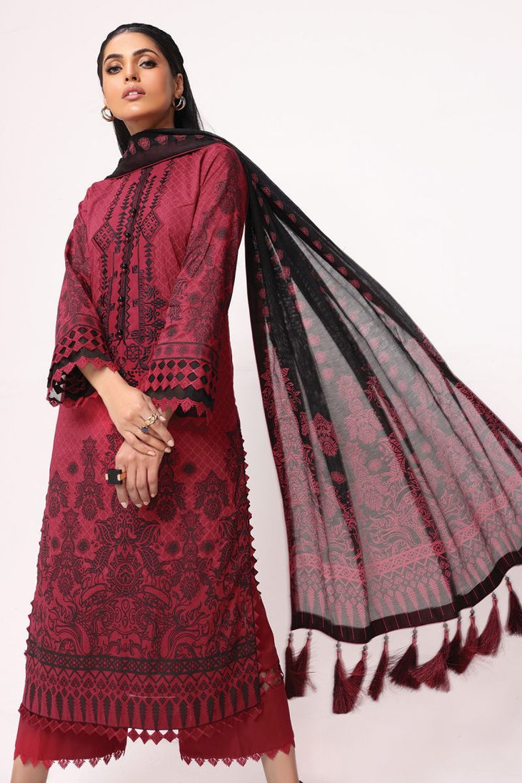 Al Karam Spring Summer`22 SS#49.1 Maroon