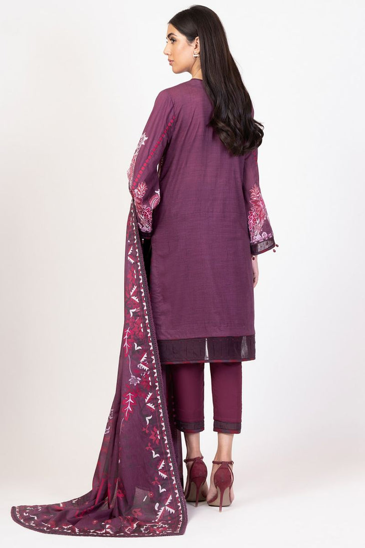 Al-Karam Spring Summer`22 (2 PC) SS#50.1 Maroon