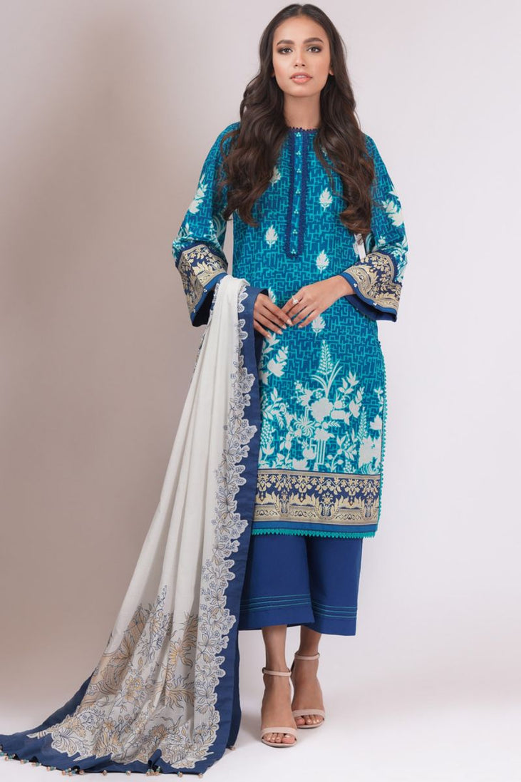 Al Karam Spring Summer`22 SS#56.1 Blue