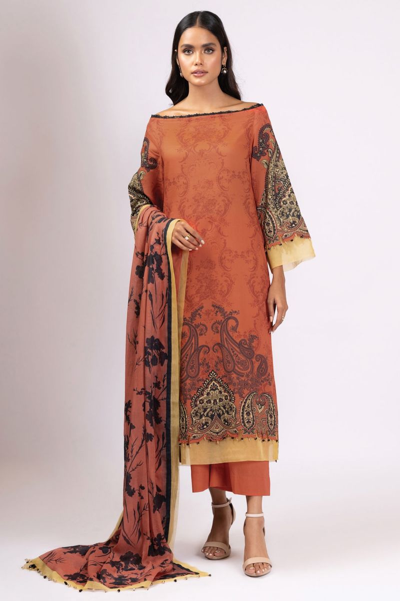 Al Karam Spring Summer`22 SS#6.1 Orange