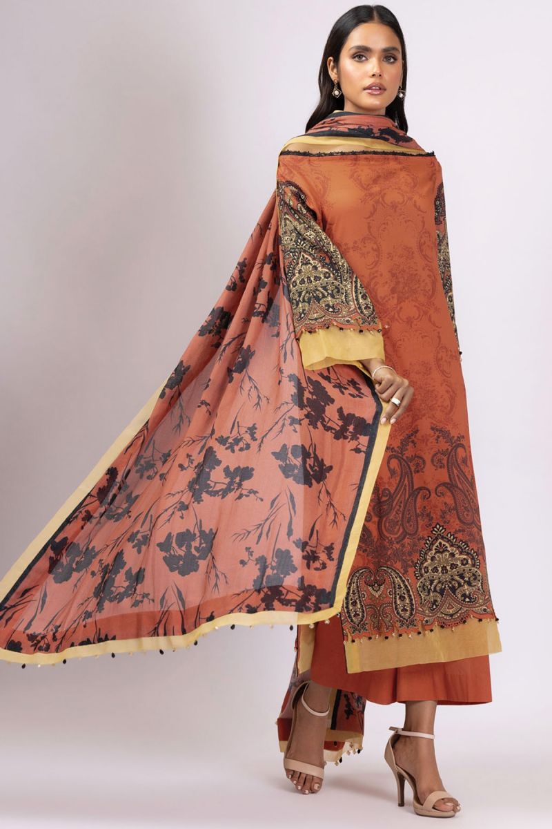 Al Karam Spring Summer`22 SS#6.1 Orange