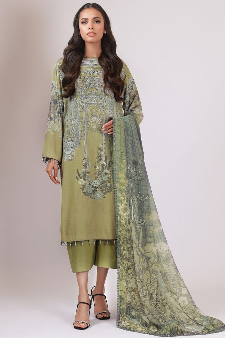 Al Karam Spring Summer`22 SS#9.1 Olive