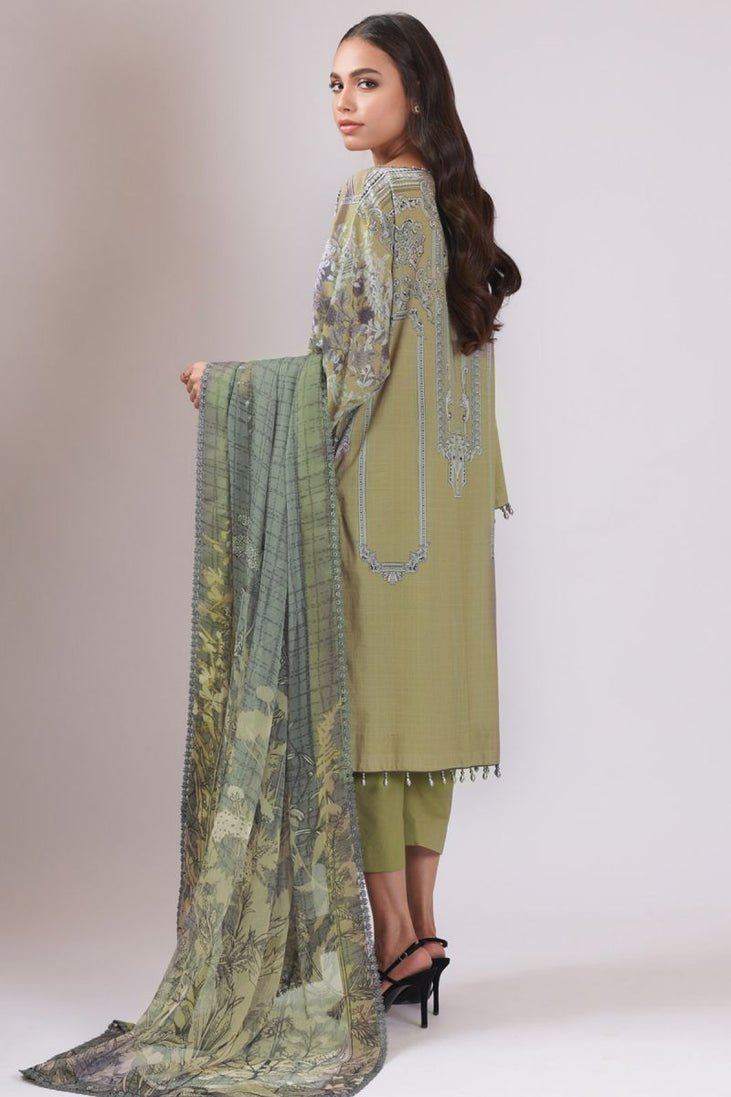 Al Karam Spring Summer`22 SS#9.1 Olive