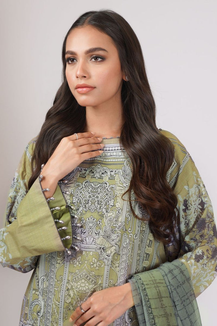 Al Karam Spring Summer`22 SS#9.1 Olive