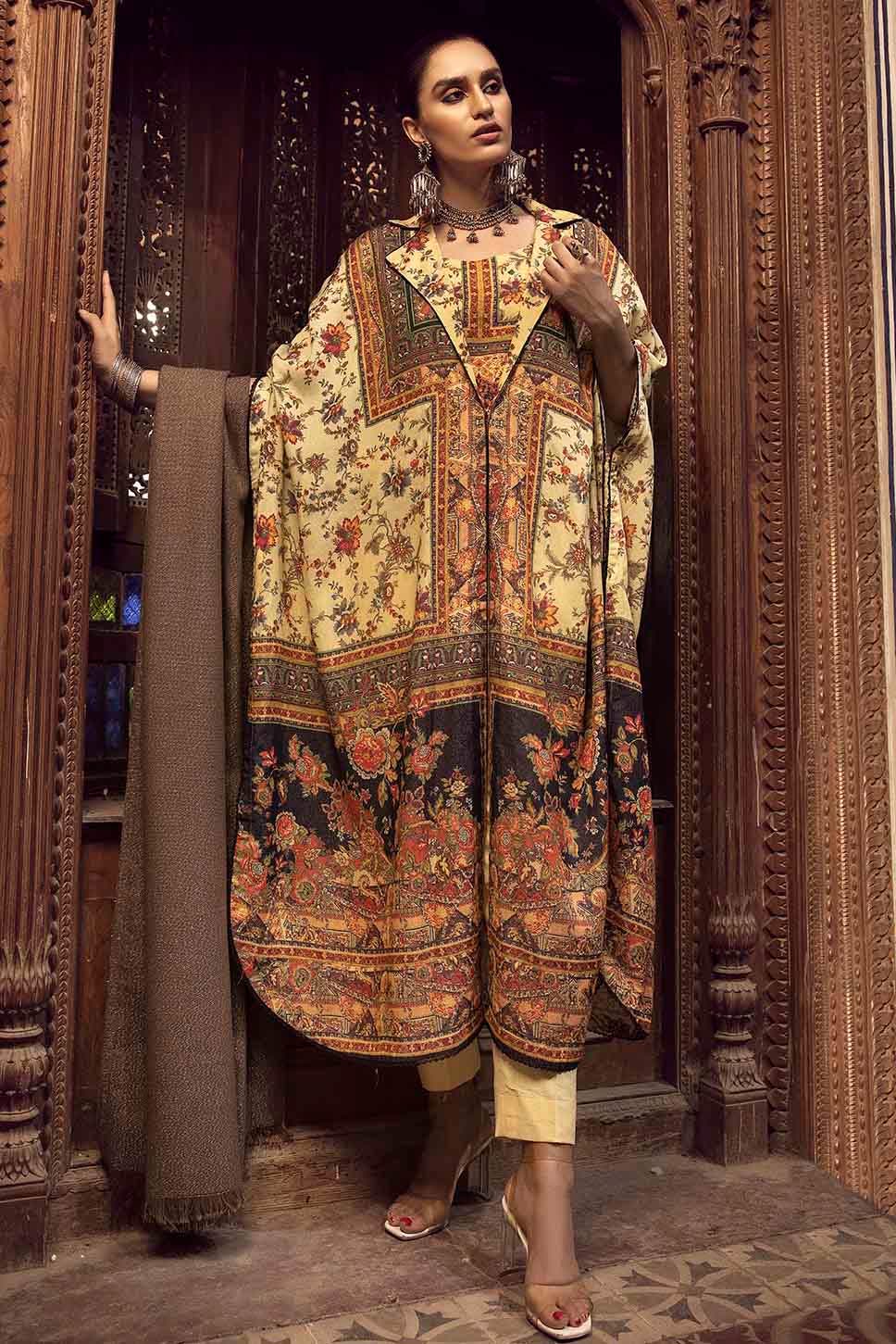 Gul Ahmed Winter Collection`22 AP#22013-A