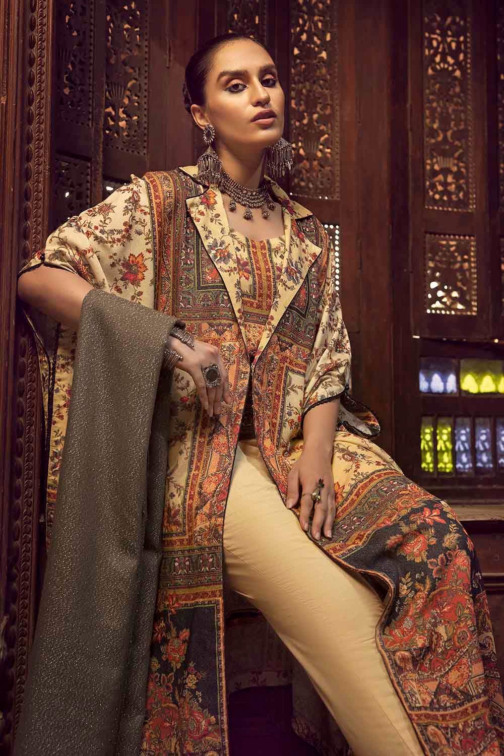Gul Ahmed Winter Collection`22 AP#22013-A