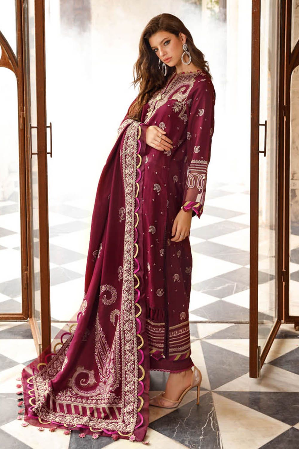 Gul Ahmed Winter Collection`22 RW#22003