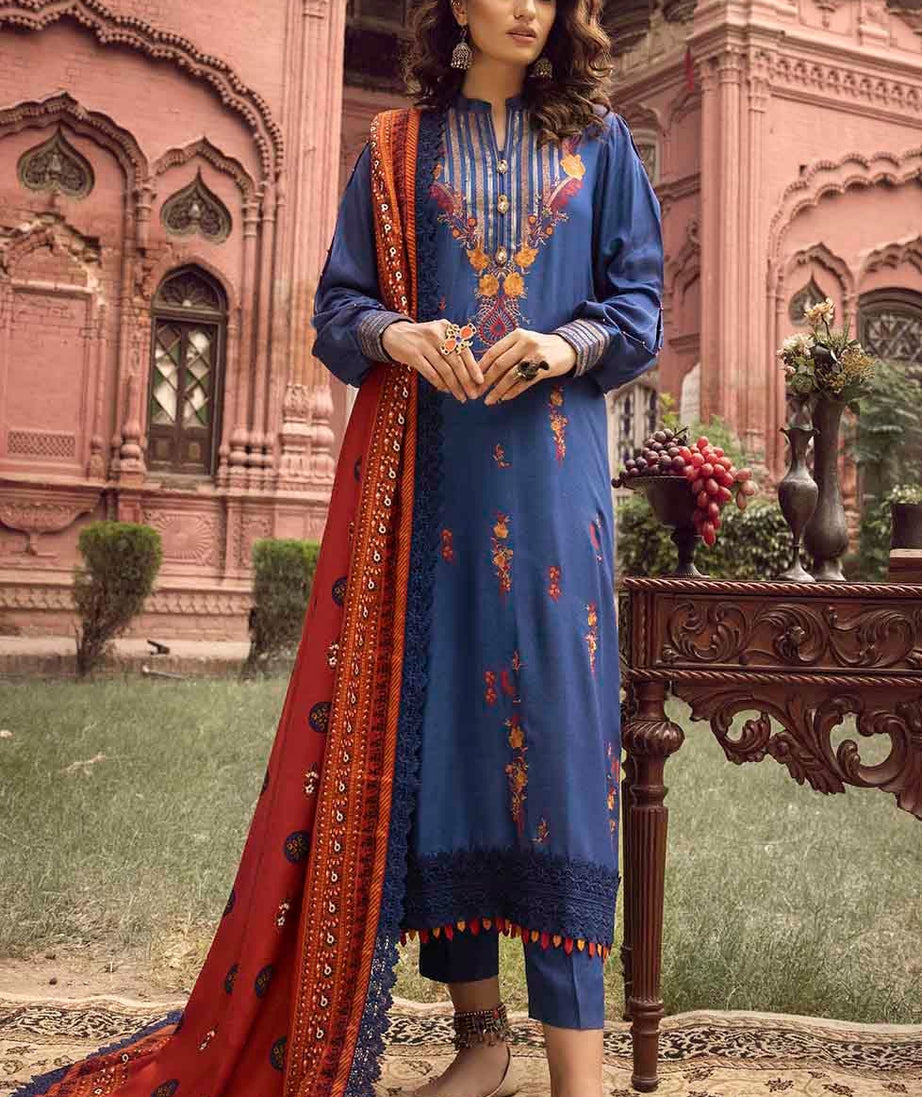 Gul Ahmed Winter Collection`22 VK#22004