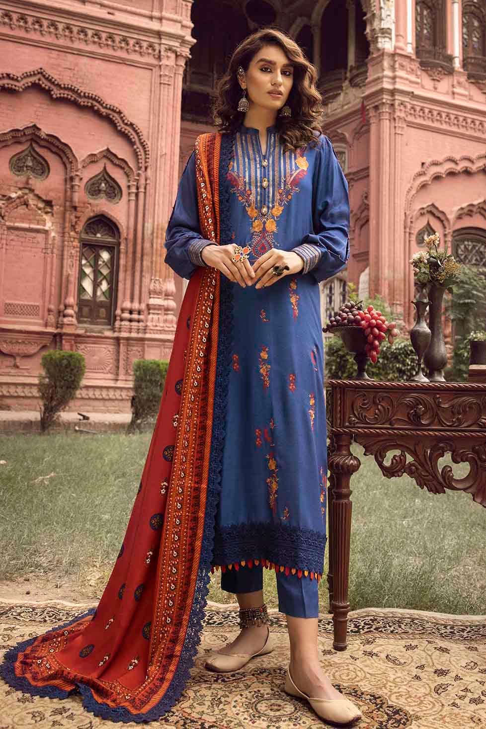 Gul Ahmed Winter Collection`22 VK#22004
