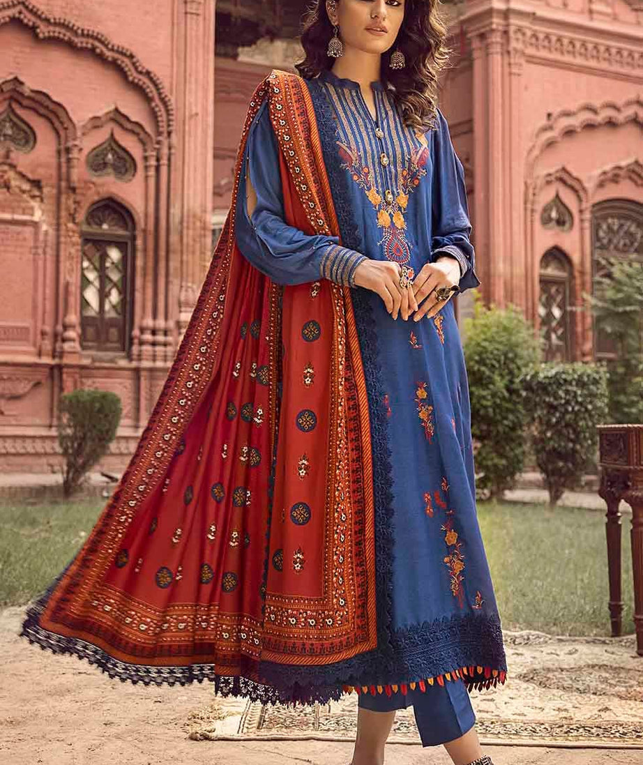 Gul Ahmed Winter Collection`22 VK#22004