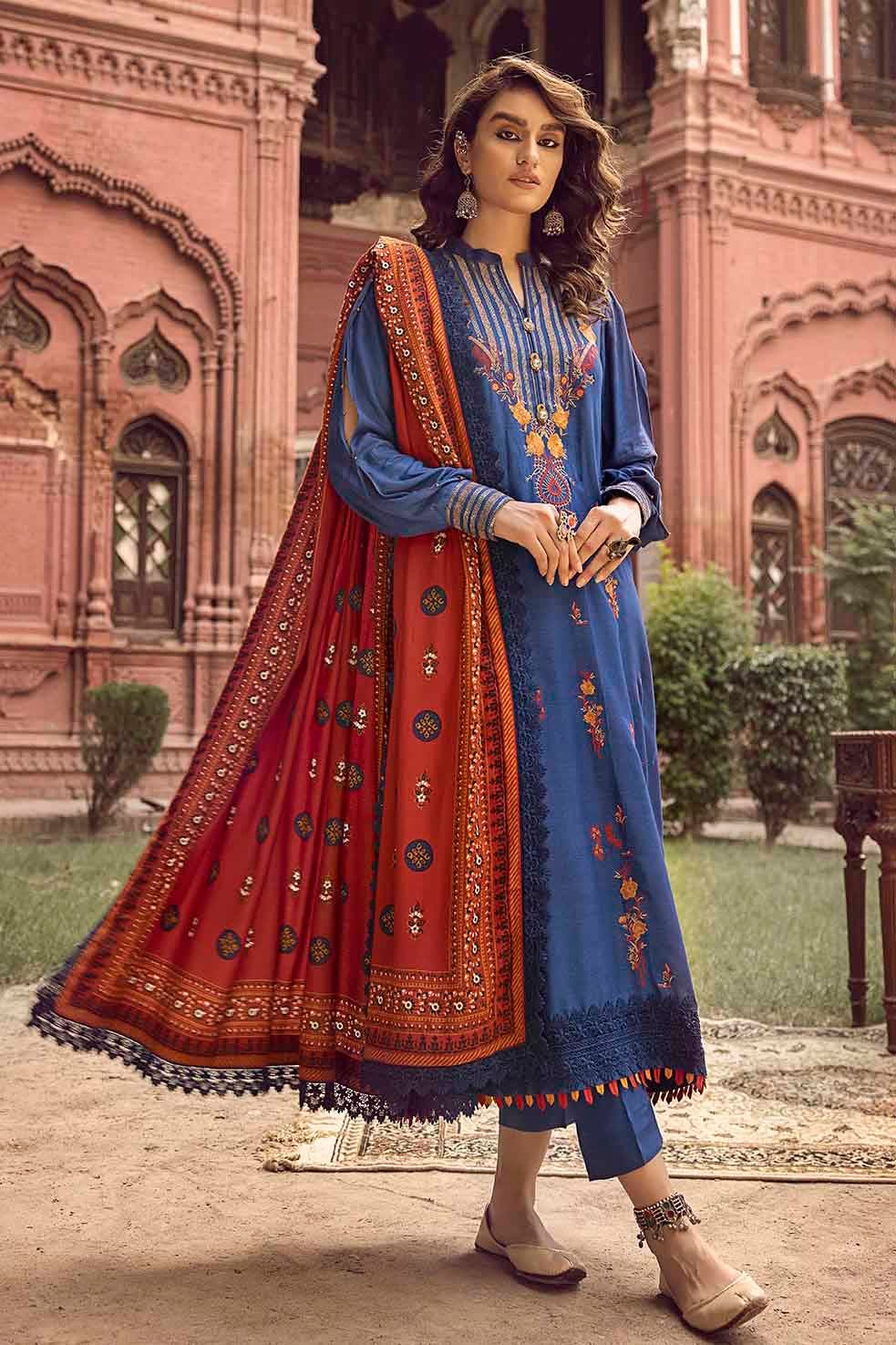 Gul Ahmed Winter Collection`22 VK#22004