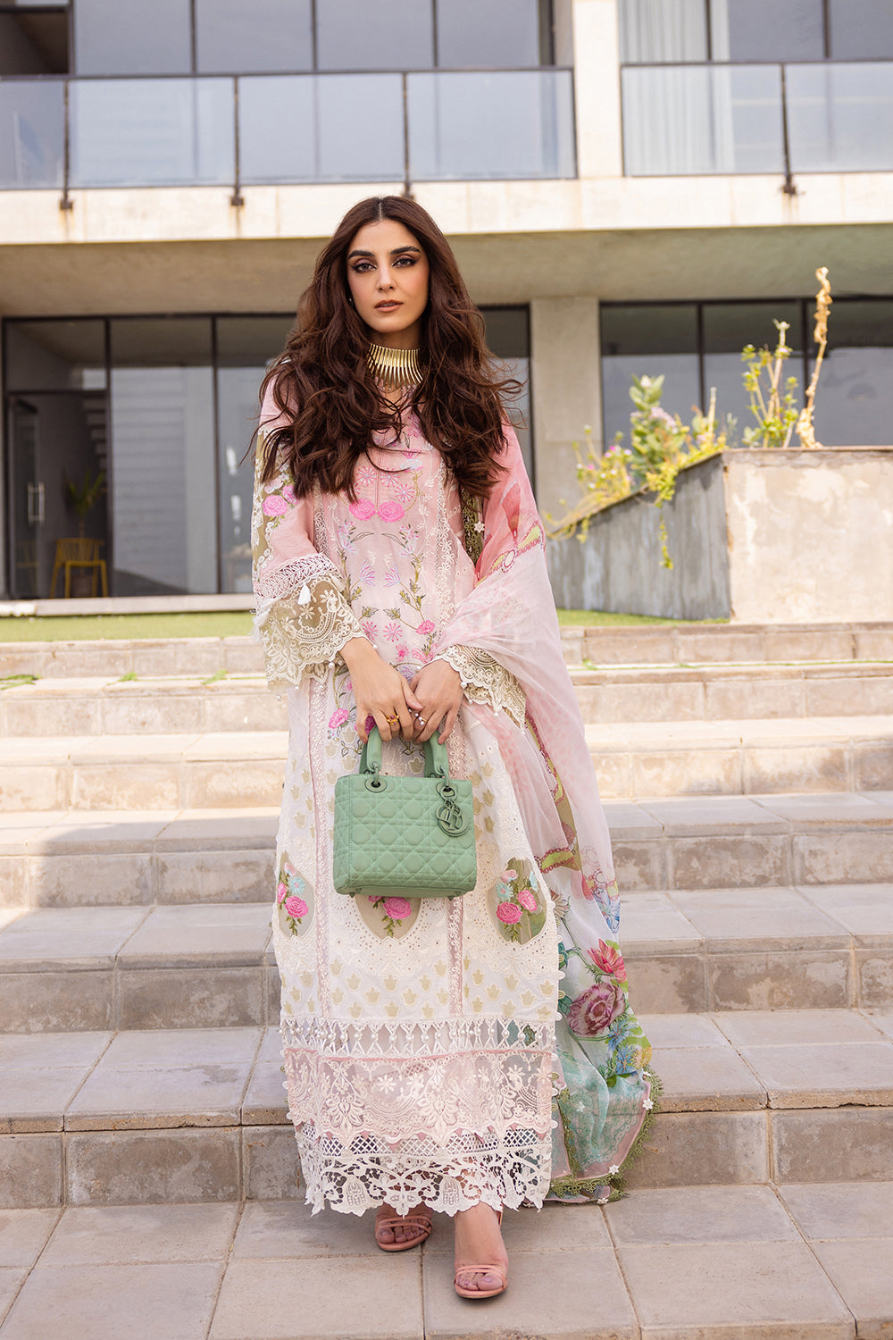 Saira Rizwan Luxury Lawn`24 (LAUREL)