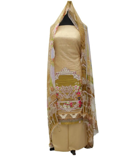 Viscose Print Chiffon Dupatta 3Pcs D#1-21