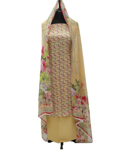 Viscose Print Chiffon Dupatta 3Pcs D#1-36