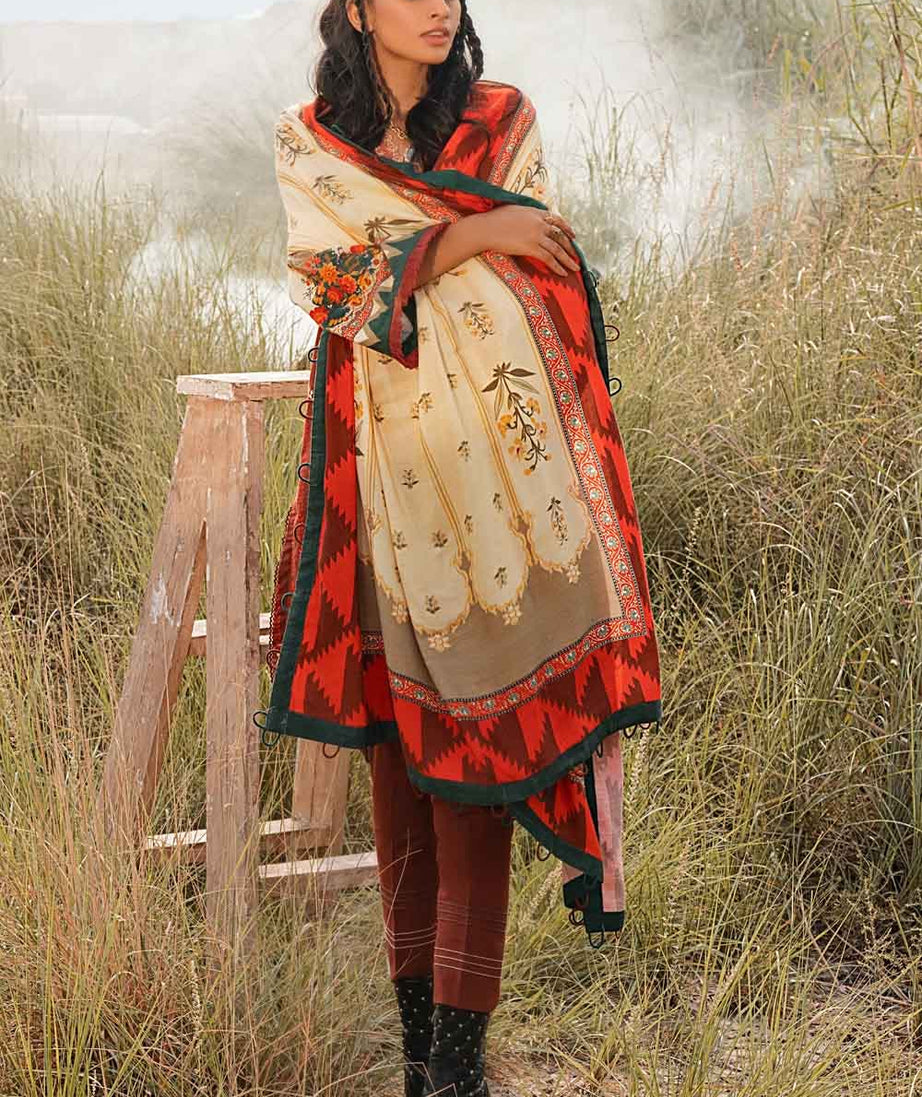 Gul Ahmed Winter Collection`21 CV # 12003
