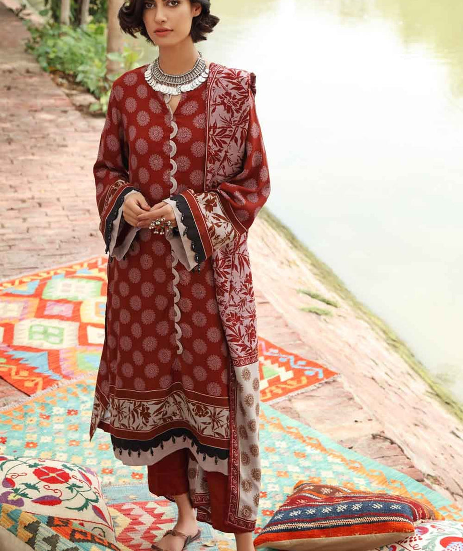 Gul Ahmed Winter Collection`21 LT # 12028 A