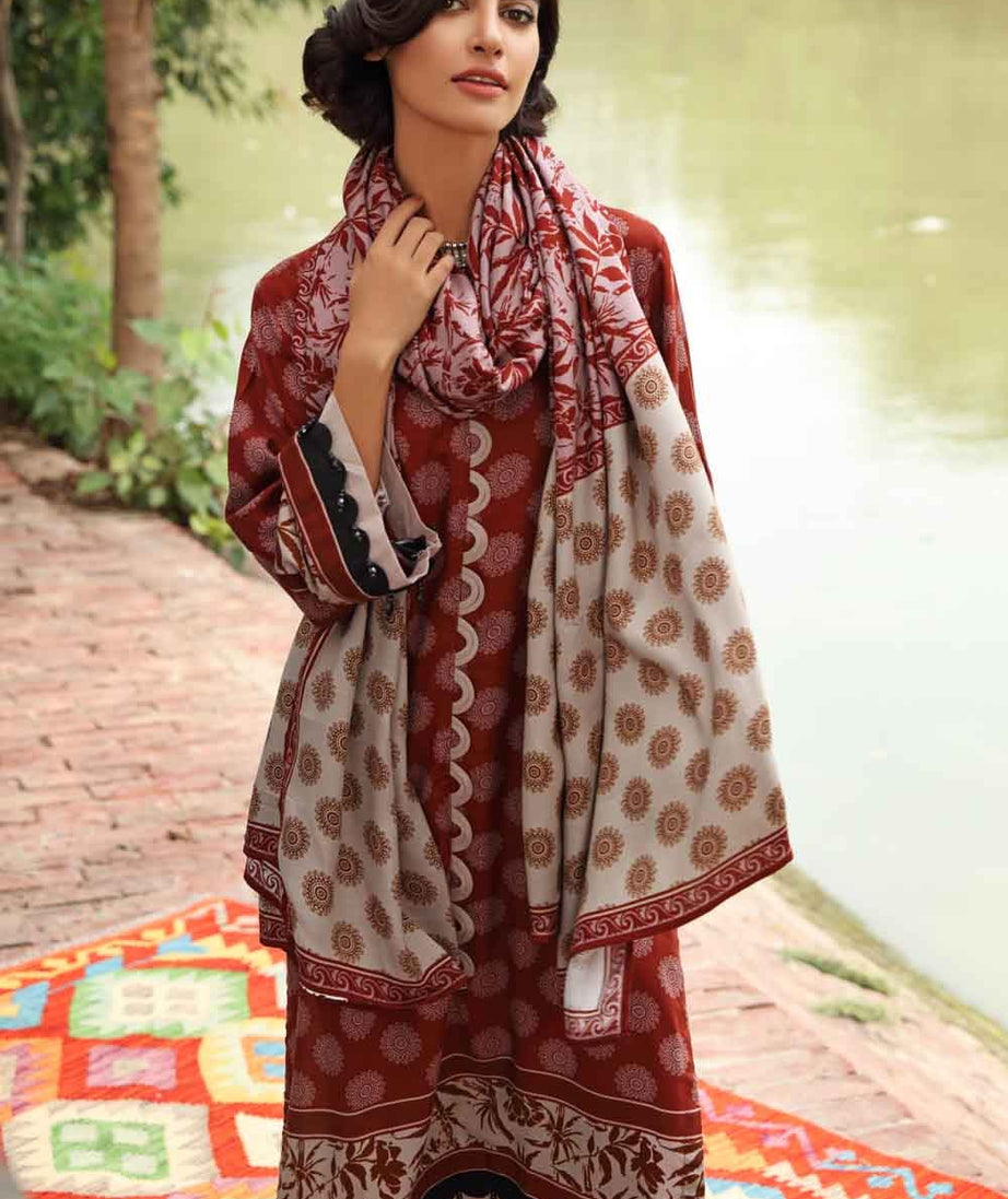 Gul Ahmed Winter Collection`21 LT # 12028 A