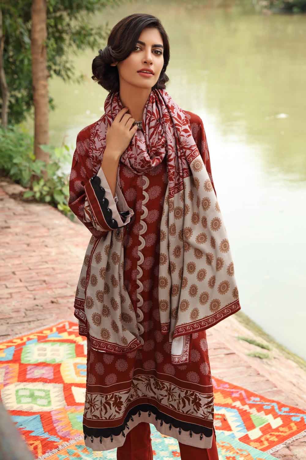Gul Ahmed Winter Collection`21 LT # 12028 A